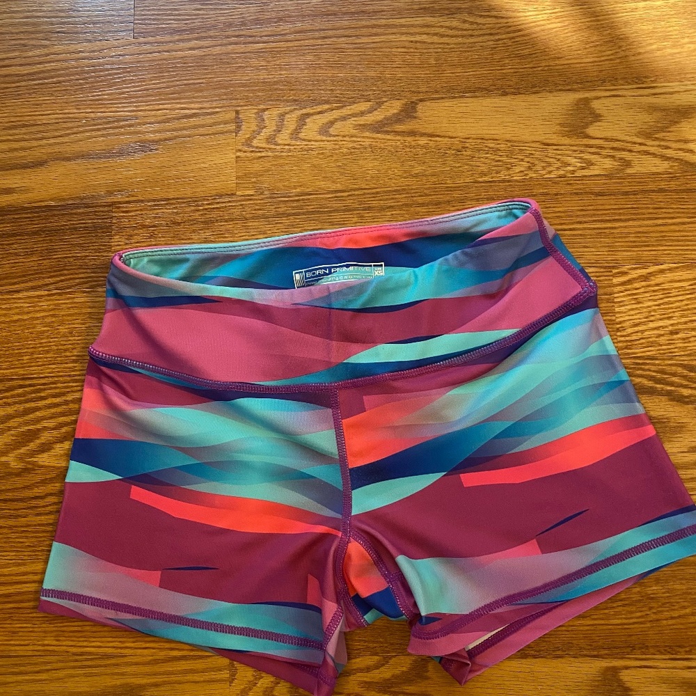Born Primitive Double Take Booty Shorts (Bright Pink Edition) - XS